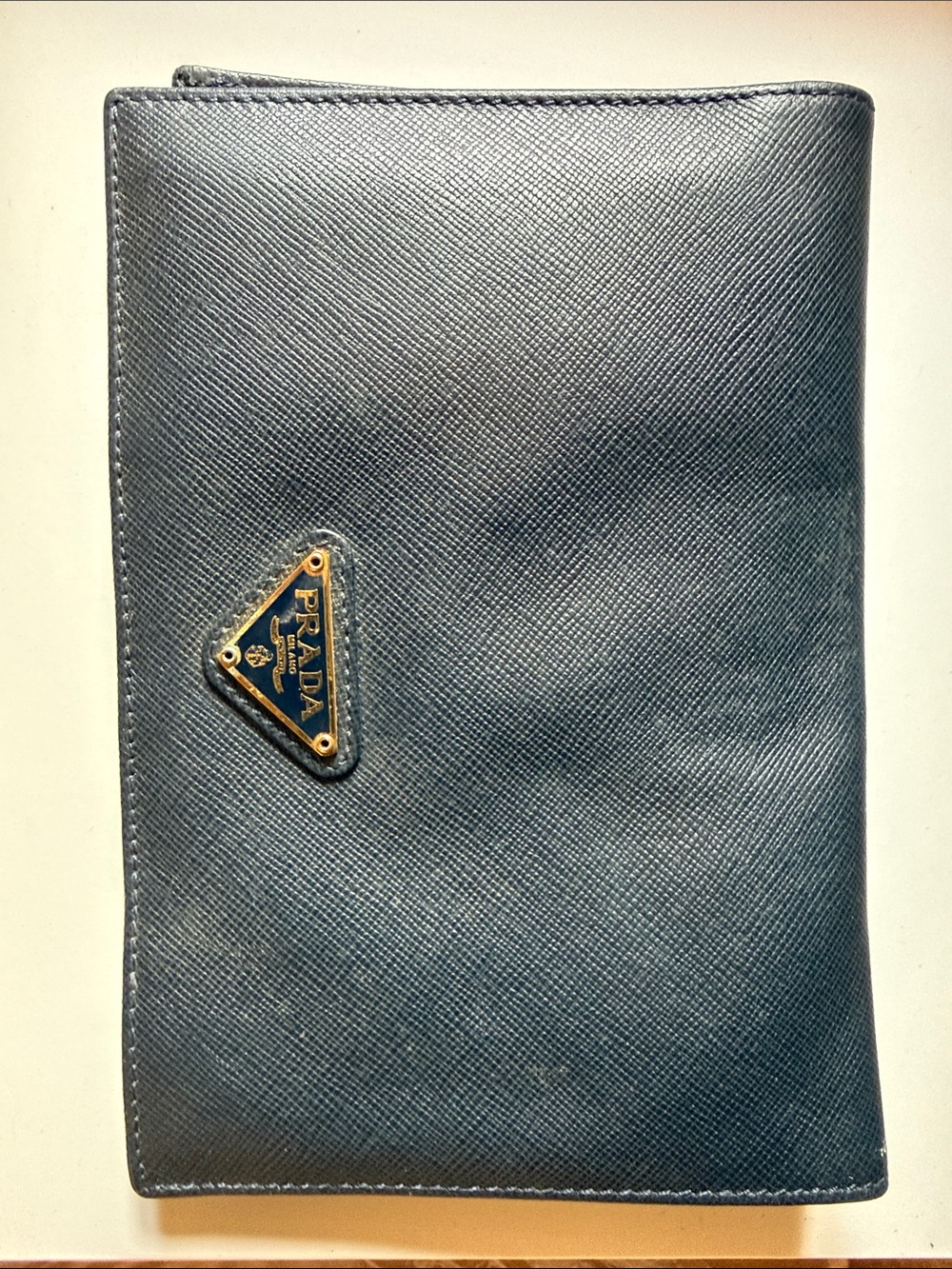 Prada Saffiano leather wallet. Never used. Out of box.